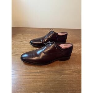 Allen Edmonds Weybridge Oxford in Brown Burnished Calf, size 9.5 D